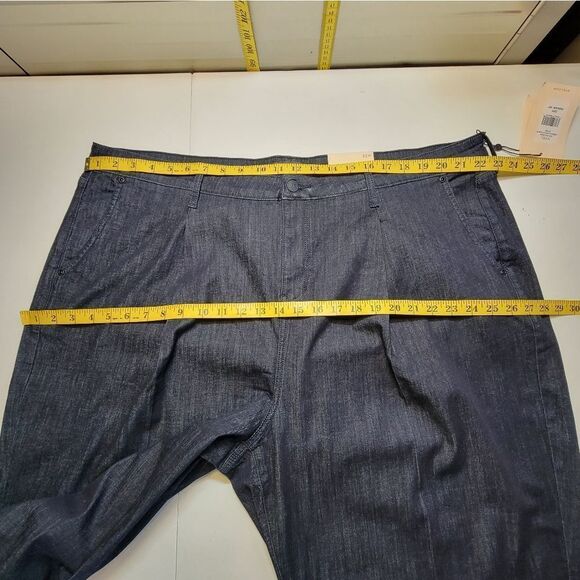 NYDJ Teresa Ankle Wide Leg Jeans with Pleats in Rinse Women's Plus Size 22W - Picture 14 of 16